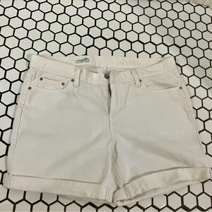 Gap White Denim Shorts